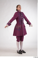  Photos Woman in Medieval civilian dress 4 18th Century Historical Clothing a poses whole body 0002.jpg